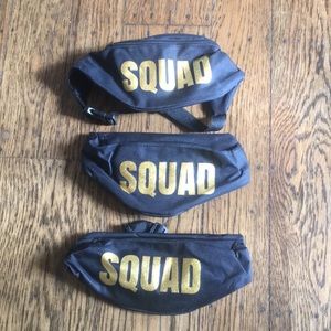 SET OF 3 Squad Fanny Packs